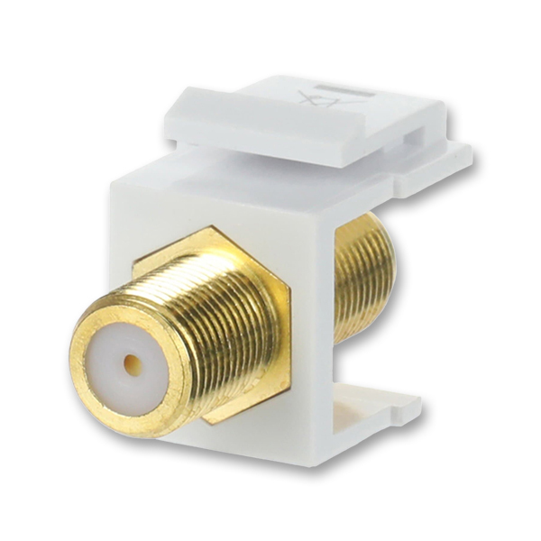 F-konektor (keystone), bílý keystone