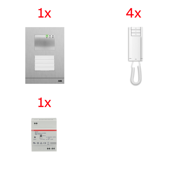 4 audio 1 vstupni tablo,