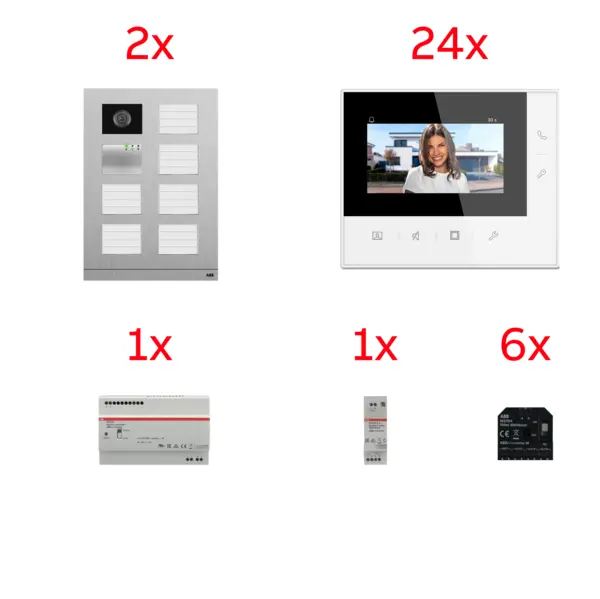 24 video 2 vstupni tabla