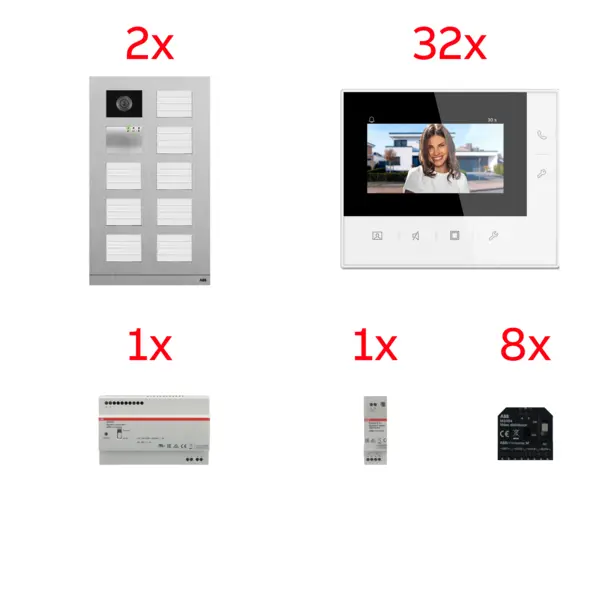 32 video 2 vstupni tabla