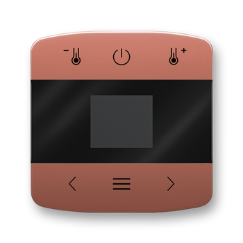 Kryt pro termostat s Bluetooth/ABB-free@home® wireless, vřesová červená