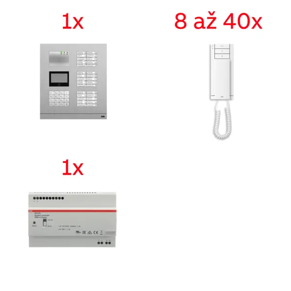 8 až 40 audio 1 vstupn&iacute; tablo