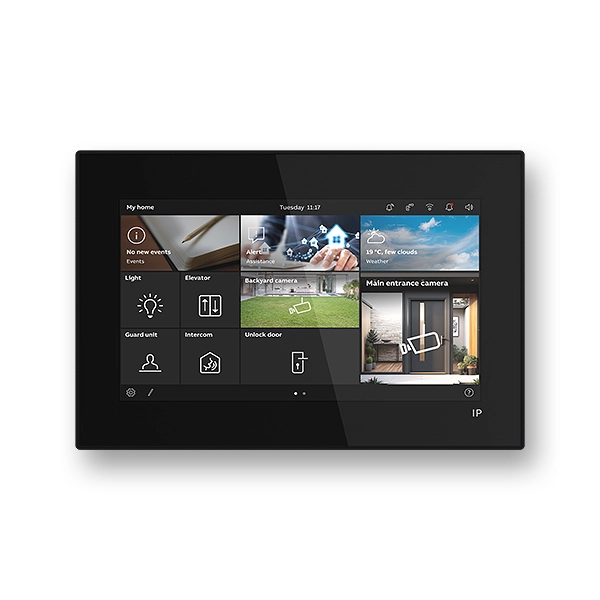Panel dotykov&yacute; IP Touch Lite 7", LAN + Wi-Fi, čern&yacute;