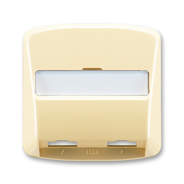 Kryt zásuvky ISDN s 2 otvory, Tango®, béžová