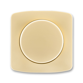 Kryt stmívače s otočným ovladačem, s upevňovací maticí, Tango®, béžová
