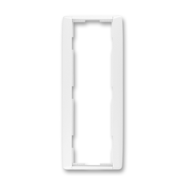 Rámeček pro elektroinstalační přístroje, trojnásobný svislý, Element®, bílá / bílá