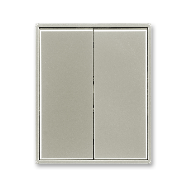 Kryt spínače kolébkového dělený, Time®, Time® Arbo, starostříbrná