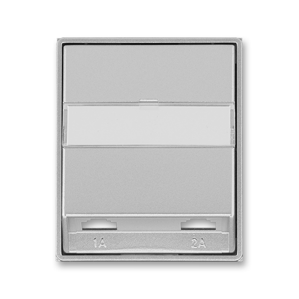 Kryt zásuvky telefonní s 2 otvory, Time®, Time® Arbo, titanová