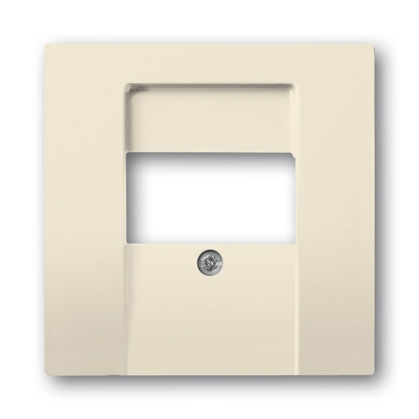Kryt zásuvky komunikační přímé, Future® linear, Solo®, Solo® carat, slonová kost