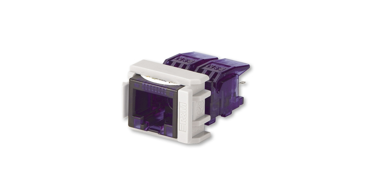 Zásuvka datová RJ458 Cat. 6/u (keystone), Reichle&DeMassari ABB