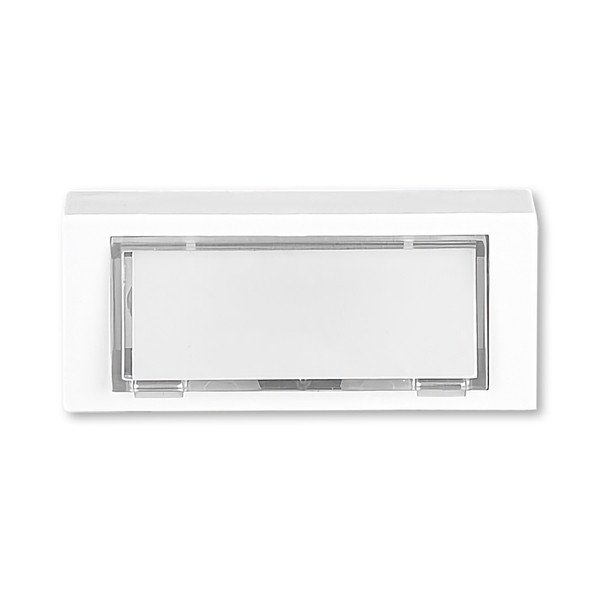 Ovládač zapínací zvonkový jednonásobný, bílá